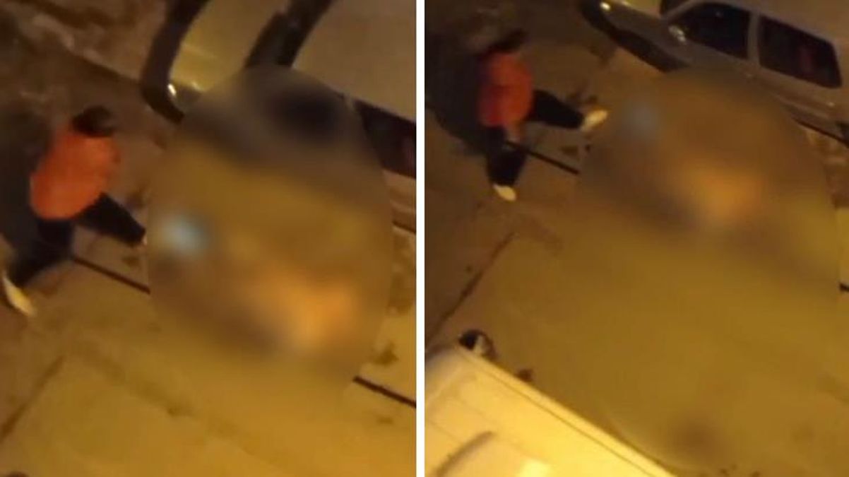 Gözü dönmüş anne, oğluna tecavüz etmekle suçladığı adamı çırılçıplak soyup dövdü