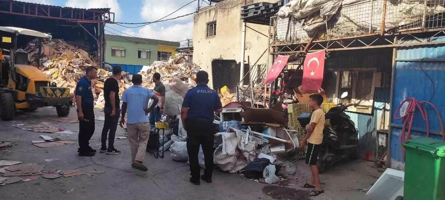 Hatay'da hurdacılara yönelik denetimlerde 25 iş yeri ve 86 şahıs sorgulandı