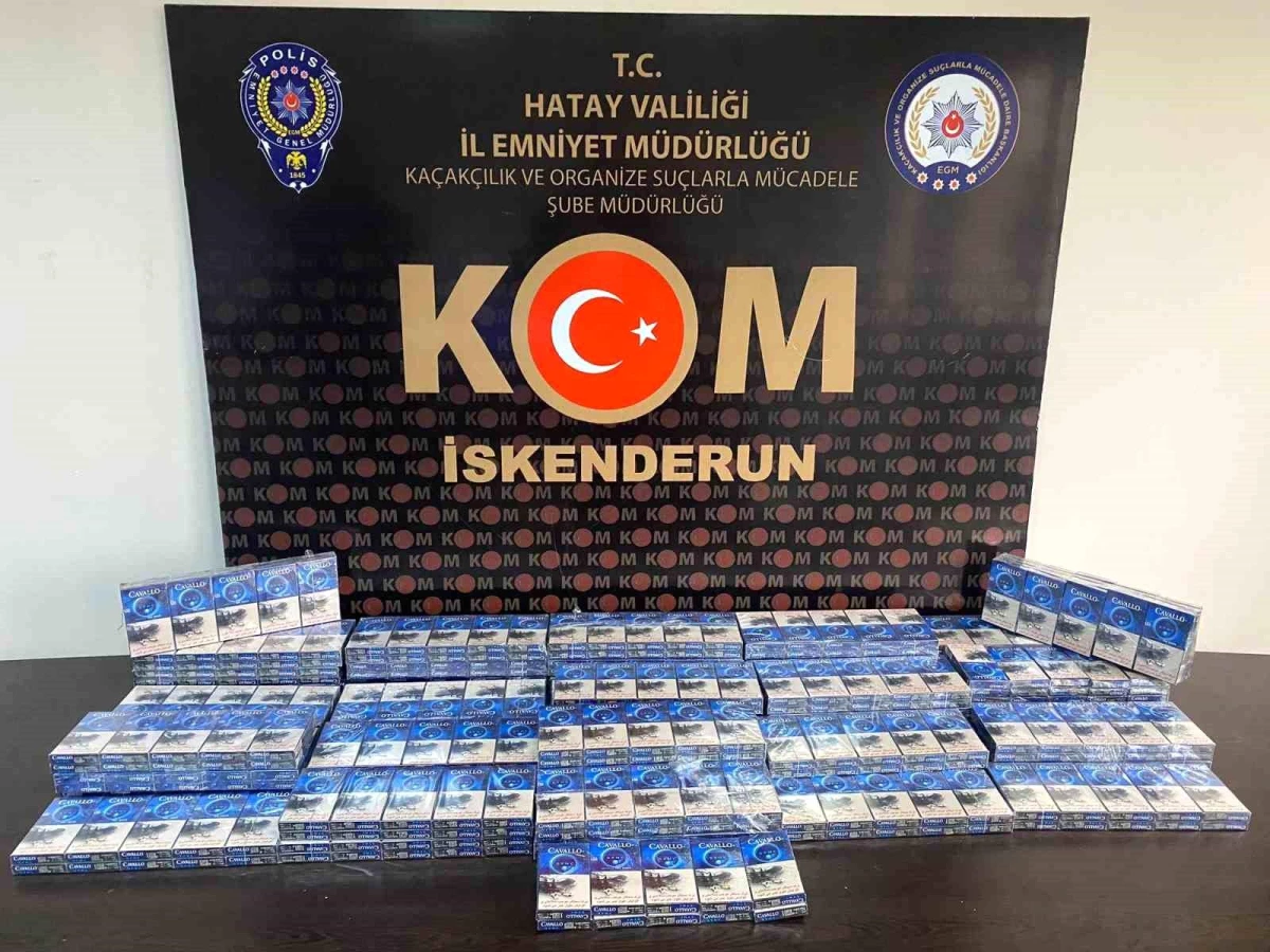 İskenderun'da Kaçak Sigara ve Elektronik Sigara Operasyonu