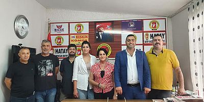 ALİ GÜMÜŞ' DEN HATAY AKTİF GAZETECİLER CEMİYETİNE NEZAKET ZİYARETİ...
