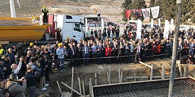 ANTAKYA SEBZE VE MEYVE HALİNİN TEMELİ ATILDI