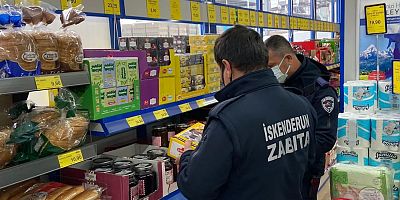 -İSKENDERUN BELEDİYESİ ZABITASI MARKET DENETİMLERİNİ SÜRDÜYOR