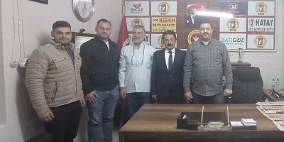 İSKENDERUN KAYMAKAMI DEMİRYÜREK HAGC’Yİ ZİYARET ETTİ.