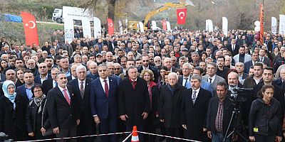 SERİNYOL-MADENLİ YOLUNUN TEMELİ ATILDI