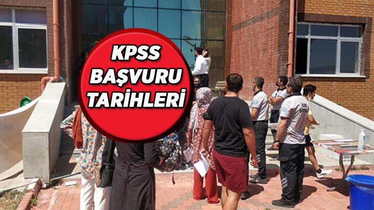 TARİHLER AÇIKLANDI! KPSS Önlisans-Ortaöğretim başvuruları ne zaman alınacak? İşte KPSS 2022 başvuru tarihleri...